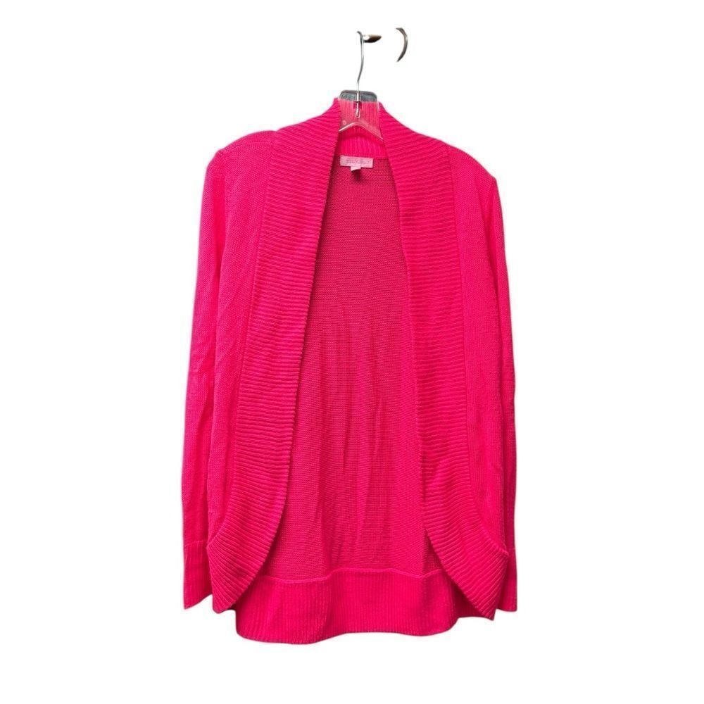 Lilly Pulitzer Neon Pink Cardigan Sweater Size Small